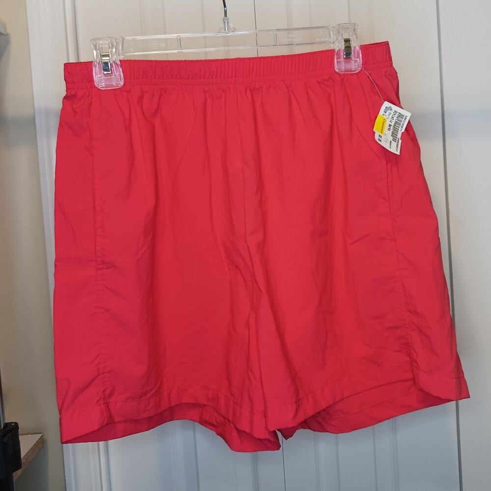 #316 3/$18 - Athletic Works Orange/Red Shorts without liner Size Large